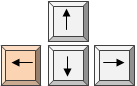 Cursorpfeil links